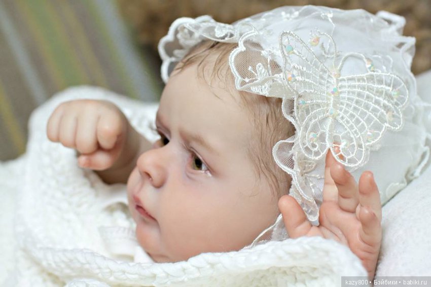 Затем у меня появилось вот такое нежное создание, малышка Гретта. Куклы реборн Елены Коротковой