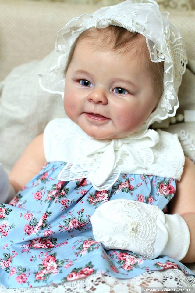 Затем у меня появилось вот такое нежное создание, малышка Гретта. Куклы реборн Елены Коротковой (фото 9)