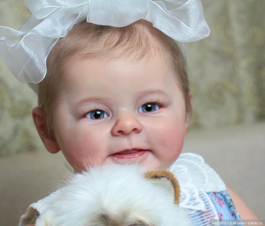 Затем у меня появилось вот такое нежное создание, малышка Гретта. Куклы реборн Елены Коротковой (фото 8)