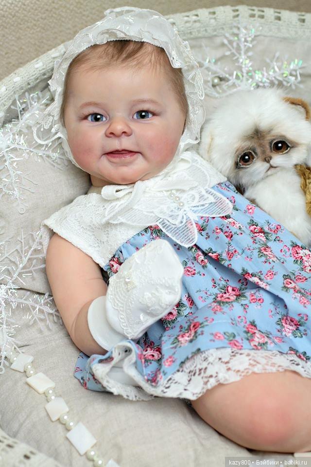 Затем у меня появилось вот такое нежное создание, малышка Гретта. Куклы реборн Елены Коротковой