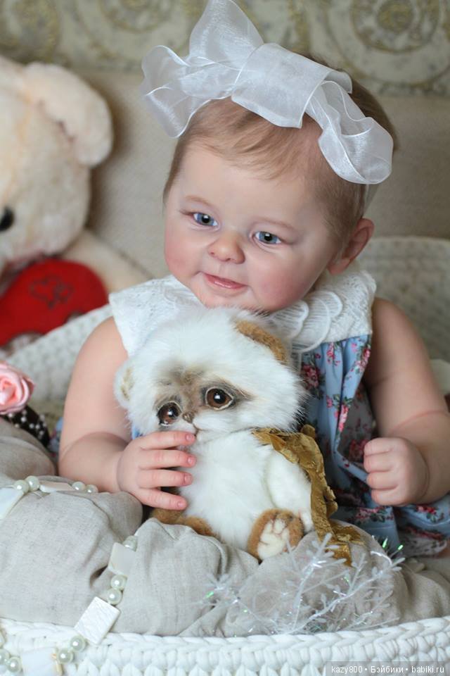 Затем у меня появилось вот такое нежное создание, малышка Гретта. Куклы реборн Елены Коротковой (фото 10)