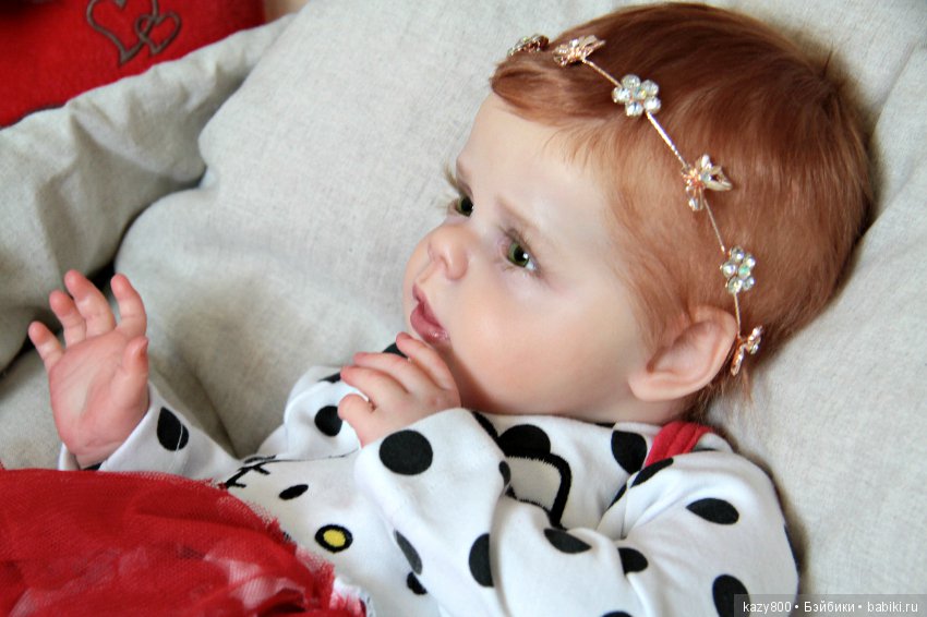 Рыжий огонек Шерри .Куклы реборн Елены Коротковой