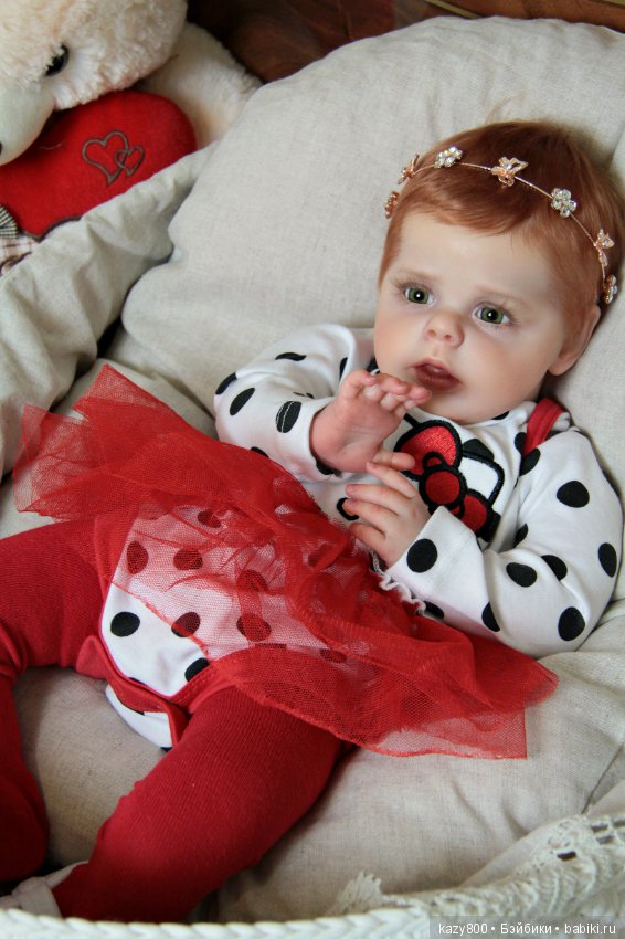 Рыжий огонек Шерри .Куклы реборн Елены Коротковой (фото 4)