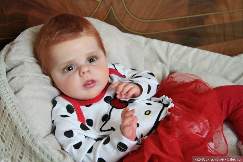 Рыжий огонек Шерри .Куклы реборн Елены Коротковой (фото 5)