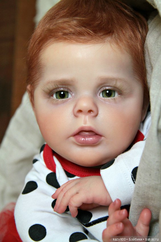 Рыжий огонек Шерри .Куклы реборн Елены Коротковой (фото 9)