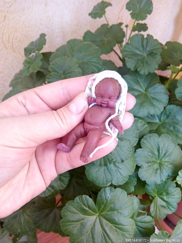 Силиконовая негритяночка — Авторские куклы из силикона: реалистичные (фото 3)