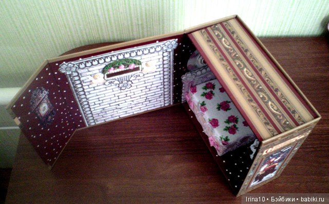 Домик в коробочке — Кукольные домики своими руками: фото (фото 6)