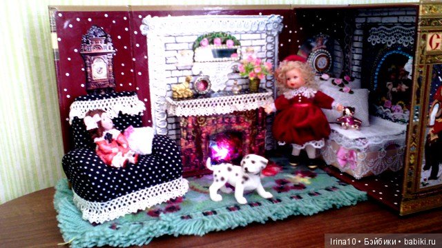 Домик в коробочке — Кукольные домики своими руками: фото