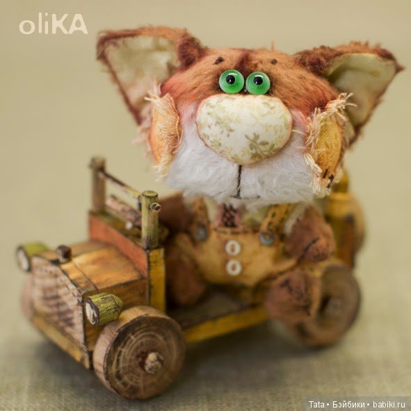 Авторские плюшевые игрушки от Olika
