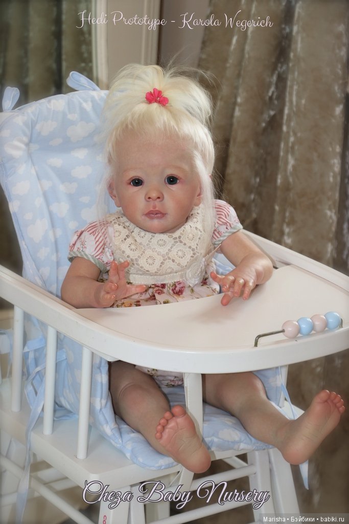 Hedi скульптора Karola Wegerich, автор прототипа Cheza Baby Nursery Reborn (фото 10)