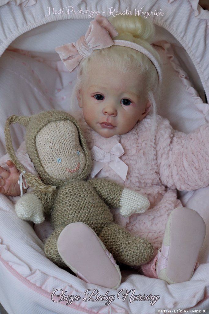 Hedi скульптора Karola Wegerich, автор прототипа Cheza Baby Nursery Reborn