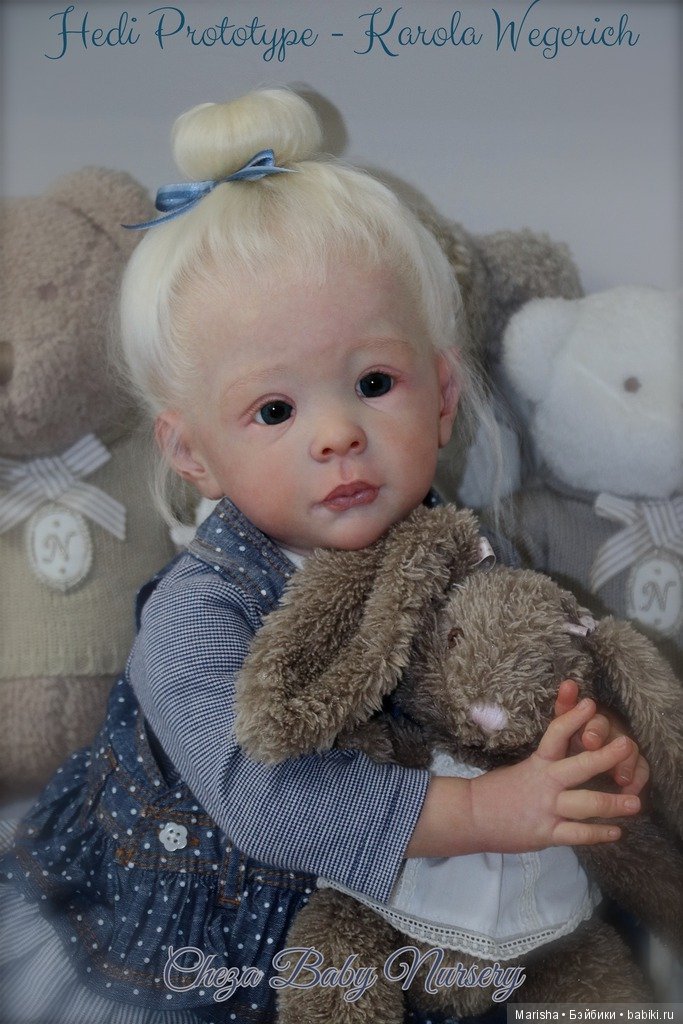 Hedi скульптора Karola Wegerich, автор прототипа Cheza Baby Nursery Reborn (фото 4)