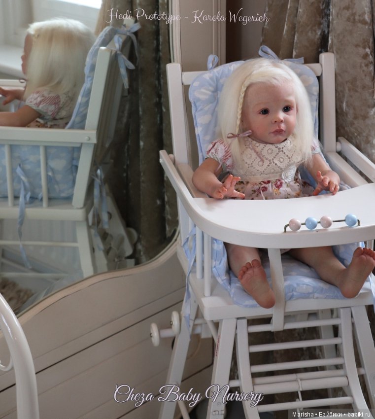 Hedi скульптора Karola Wegerich, автор прототипа Cheza Baby Nursery Reborn (фото 9)
