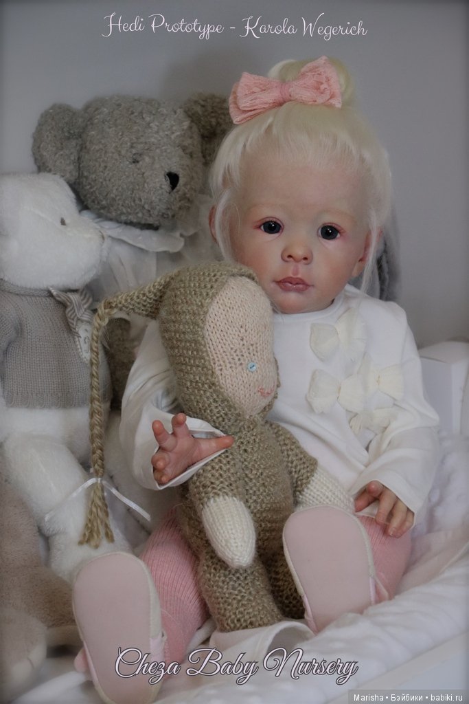 Hedi скульптора Karola Wegerich, автор прототипа Cheza Baby Nursery Reborn