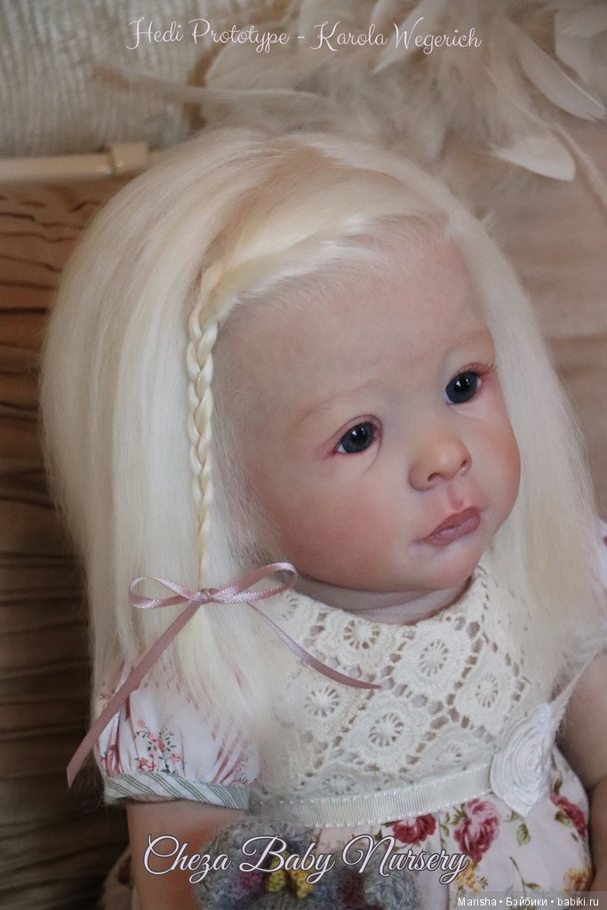 Hedi скульптора Karola Wegerich, автор прототипа Cheza Baby Nursery Reborn (фото 8)