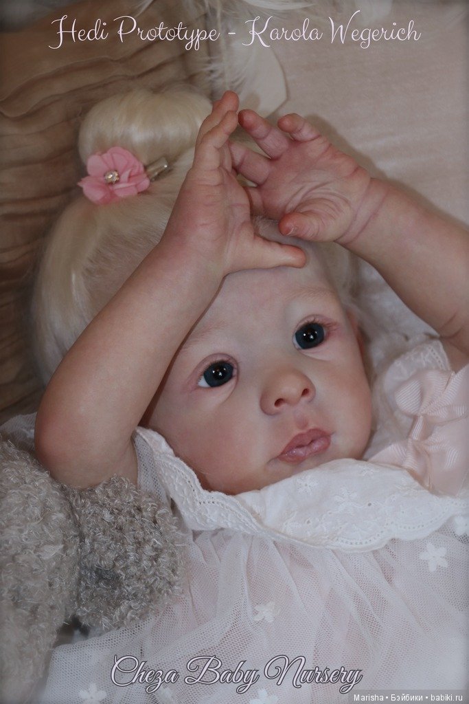 Hedi скульптора Karola Wegerich, автор прототипа Cheza Baby Nursery Reborn (фото 7)