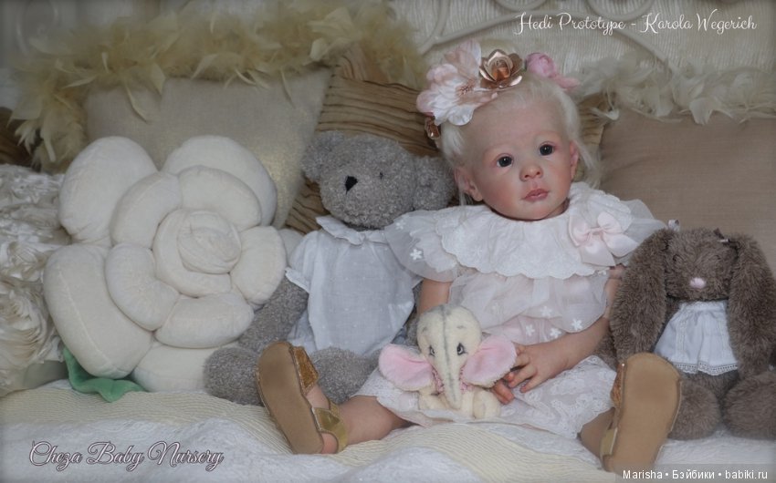 Hedi скульптора Karola Wegerich, автор прототипа Cheza Baby Nursery Reborn (фото 5)