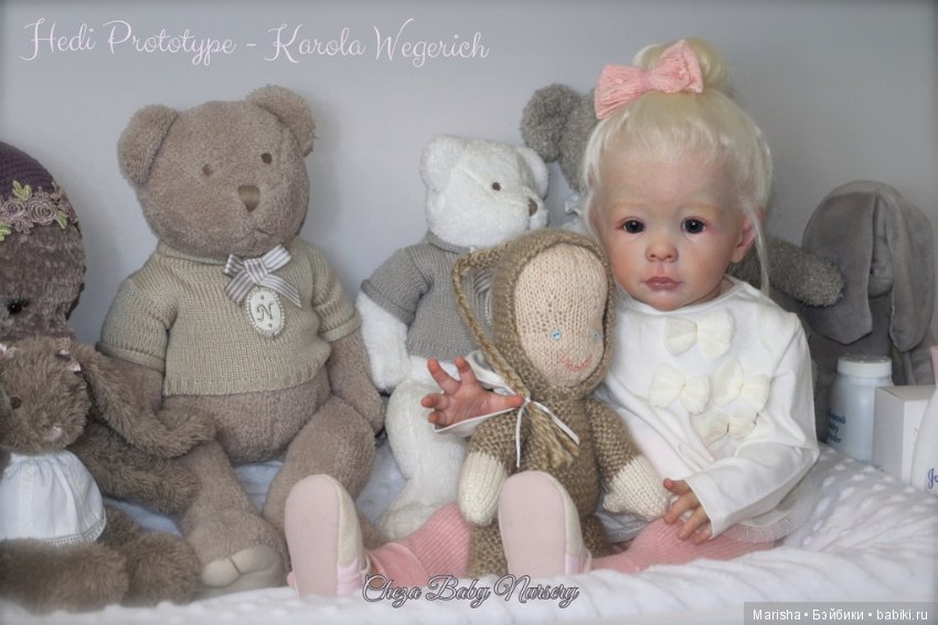 Hedi скульптора Karola Wegerich, автор прототипа Cheza Baby Nursery Reborn