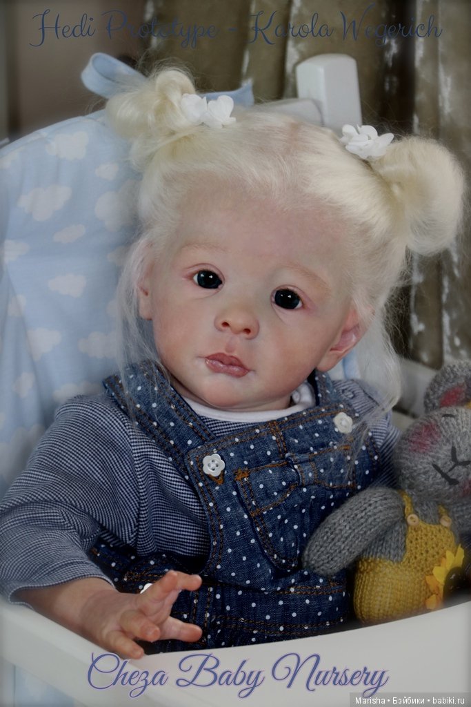 Hedi скульптора Karola Wegerich, автор прототипа Cheza Baby Nursery Reborn