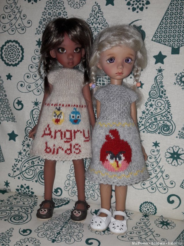 Angry birds - любимые герои для любимых кукол (фото 10)