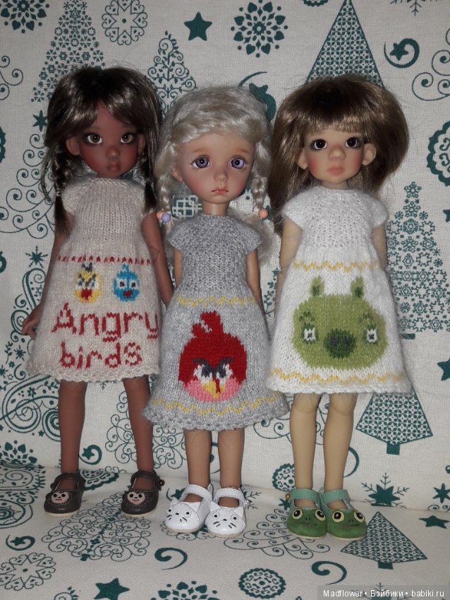 Angry birds - любимые герои для любимых кукол