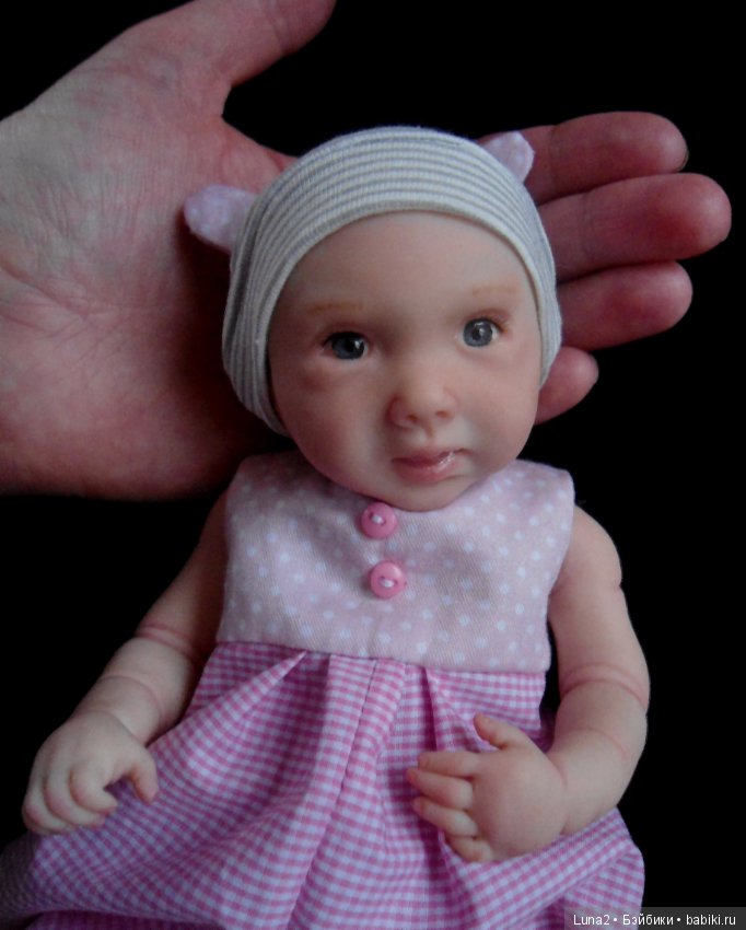 Мышка-малышка Василиса — Лепка авторских кукол: полимерная глина