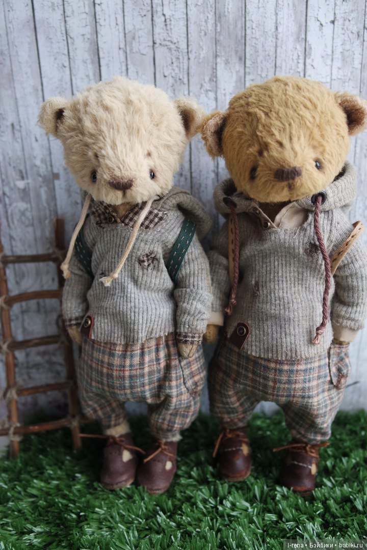 Платон и Мирон — Авторские мишки Тедди и друзья: фото (фото 2)