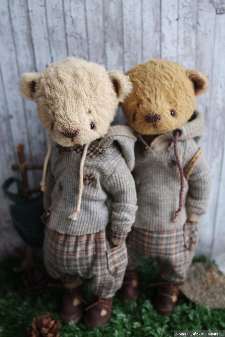 Платон и Мирон — Авторские мишки Тедди и друзья: фото