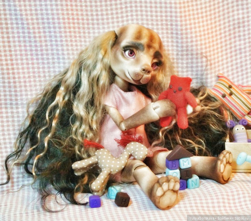 Собачка "Пеппи" с кучей новых игрушек