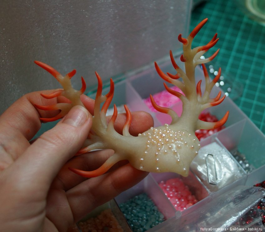 Процесс работы над рогатой собачкой (фото 6)