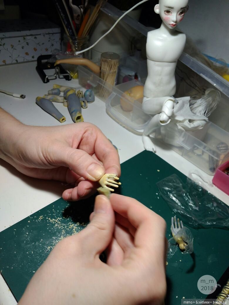 Мастер модель авторского БЖД мальчика под ПУ