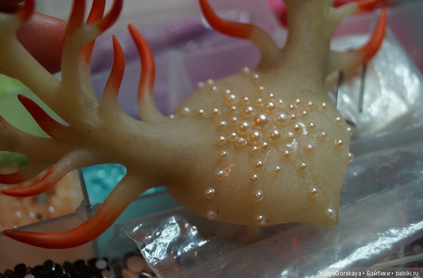 Процесс работы над рогатой собачкой (фото 8)