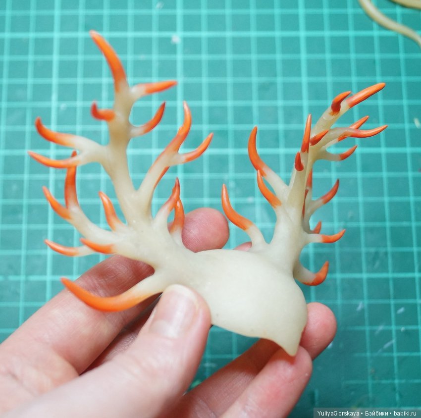 Процесс работы над рогатой собачкой (фото 3)