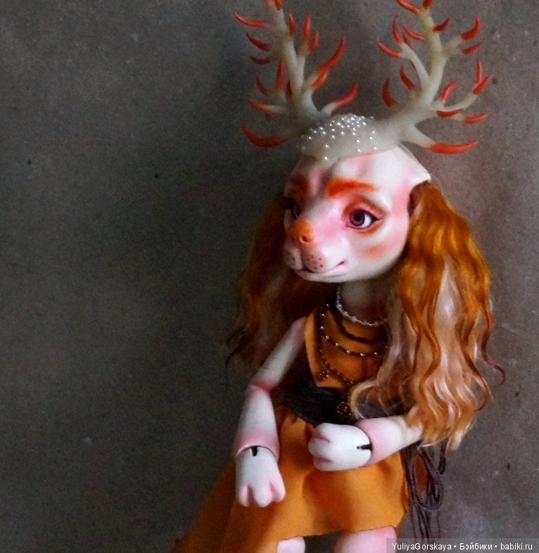 Моя рогатенькая собачка готова. Осталось придумать ей имя. Скоро она мне его сама подскажет (фото 8)