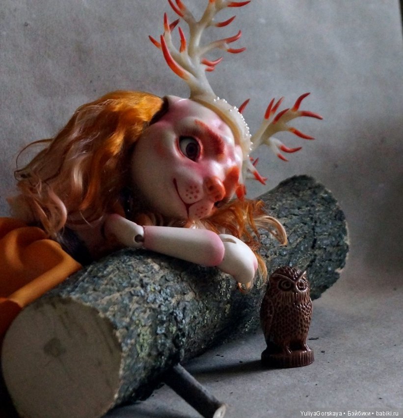 Моя рогатенькая собачка готова. Осталось придумать ей имя. Скоро она мне его сама подскажет (фото 3)