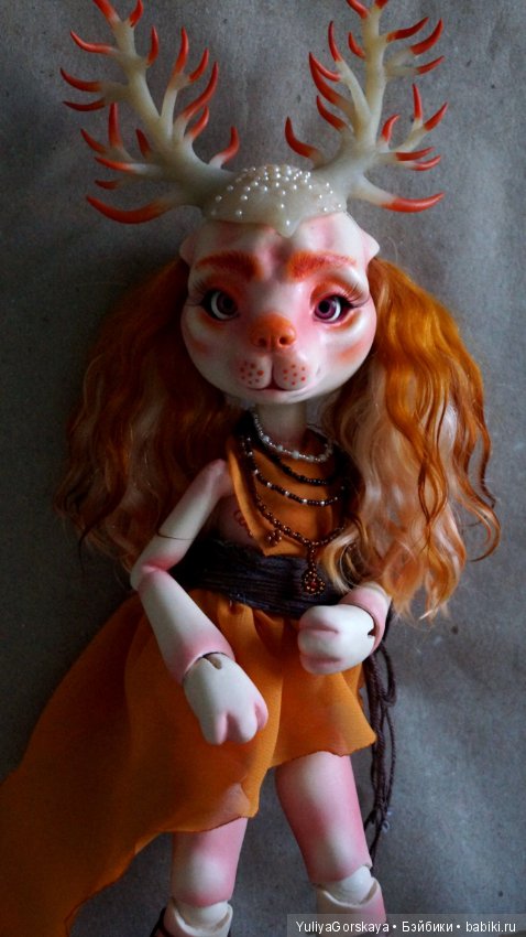 Моя рогатенькая собачка готова. Осталось придумать ей имя. Скоро она мне его сама подскажет (фото 6)