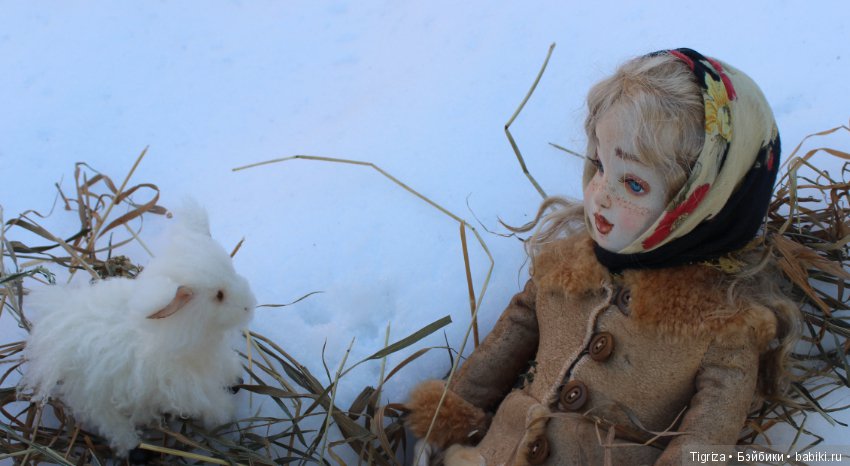 Девочка из прошлого века — Авторские текстильные куклы: Вальдорфские (фото 9)