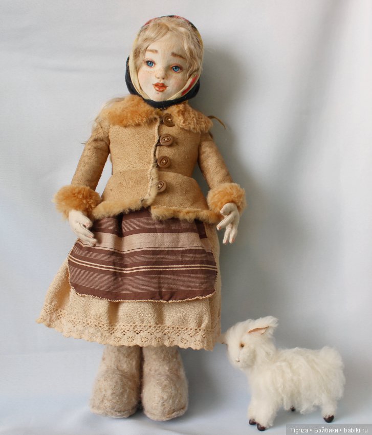 Девочка из прошлого века — Авторские текстильные куклы: Вальдорфские (фото 3)