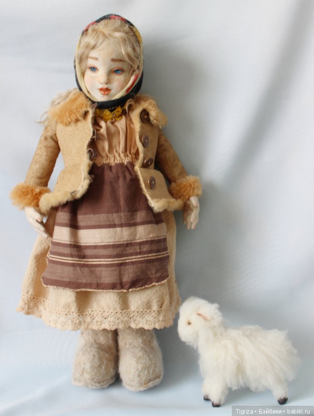Девочка из прошлого века — Авторские текстильные куклы: Вальдорфские (фото 4)