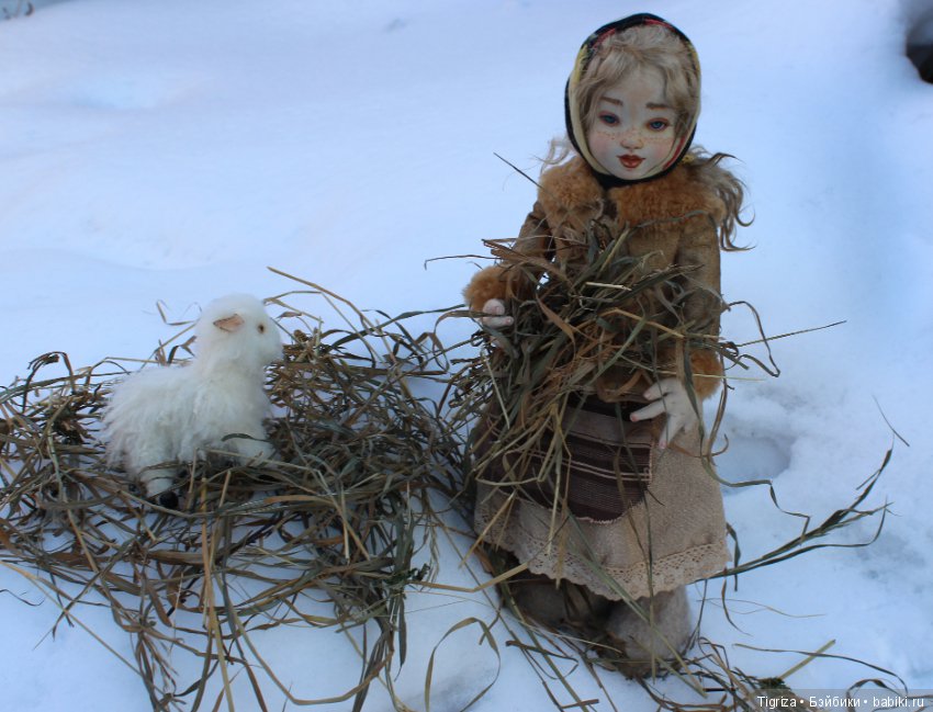 Девочка из прошлого века — Авторские текстильные куклы: Вальдорфские