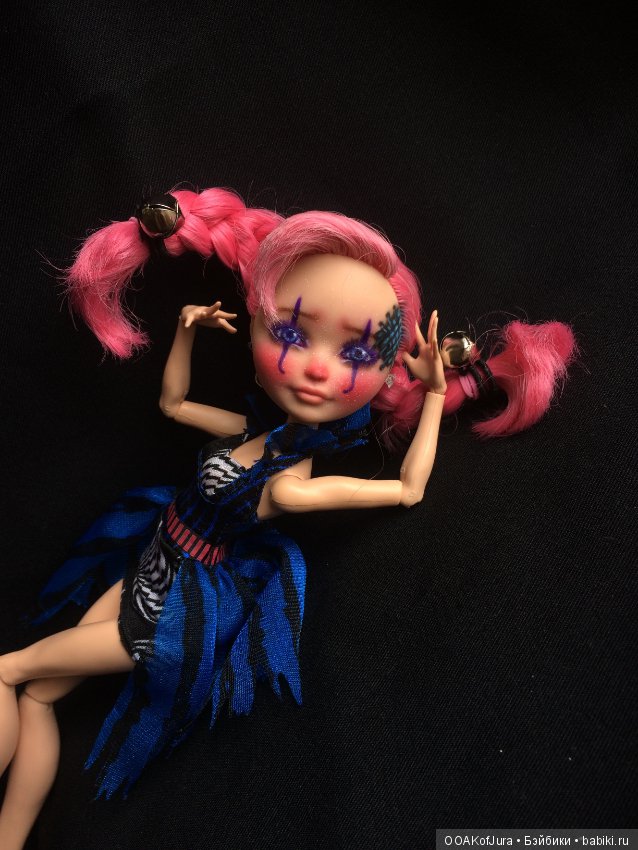С Днем смеха — ООАК Monster High и Ever After High: репейнт