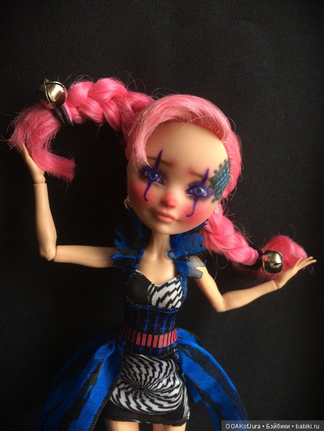 С Днем смеха — ООАК Monster High и Ever After High: репейнт