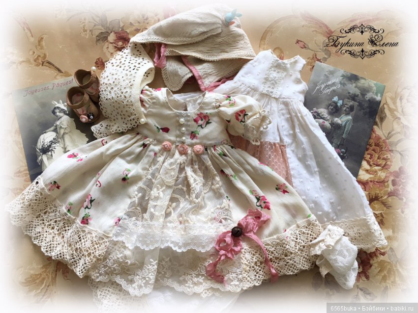 Пасхальная малышка, коллекционная текстильная кукла (фото 5)