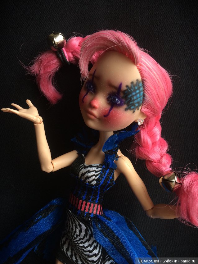 С Днем смеха — ООАК Monster High и Ever After High: репейнт (фото 7)