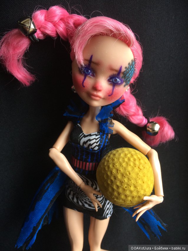 С Днем смеха — ООАК Monster High и Ever After High: репейнт (фото 8)