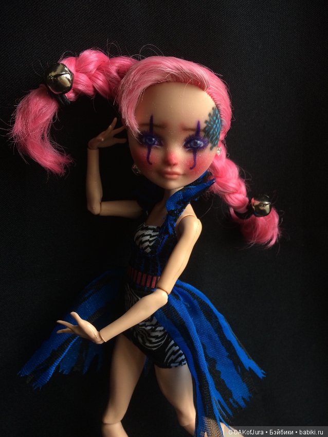 С Днем смеха — ООАК Monster High и Ever After High: репейнт (фото 5)