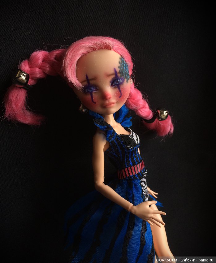 С Днем смеха — ООАК Monster High и Ever After High: репейнт (фото 9)