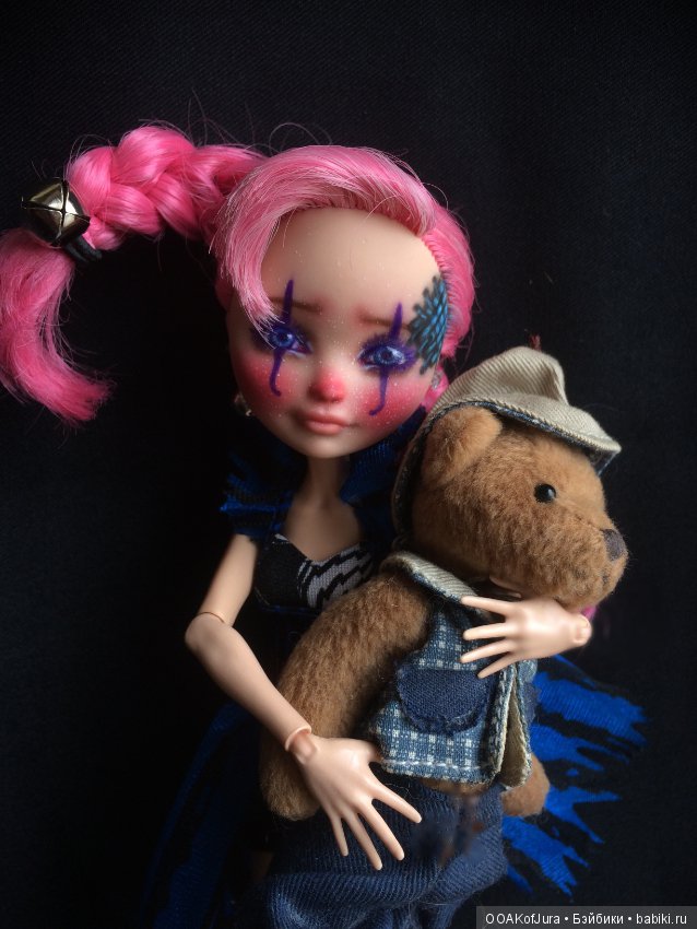 С Днем смеха — ООАК Monster High и Ever After High: репейнт (фото 3)