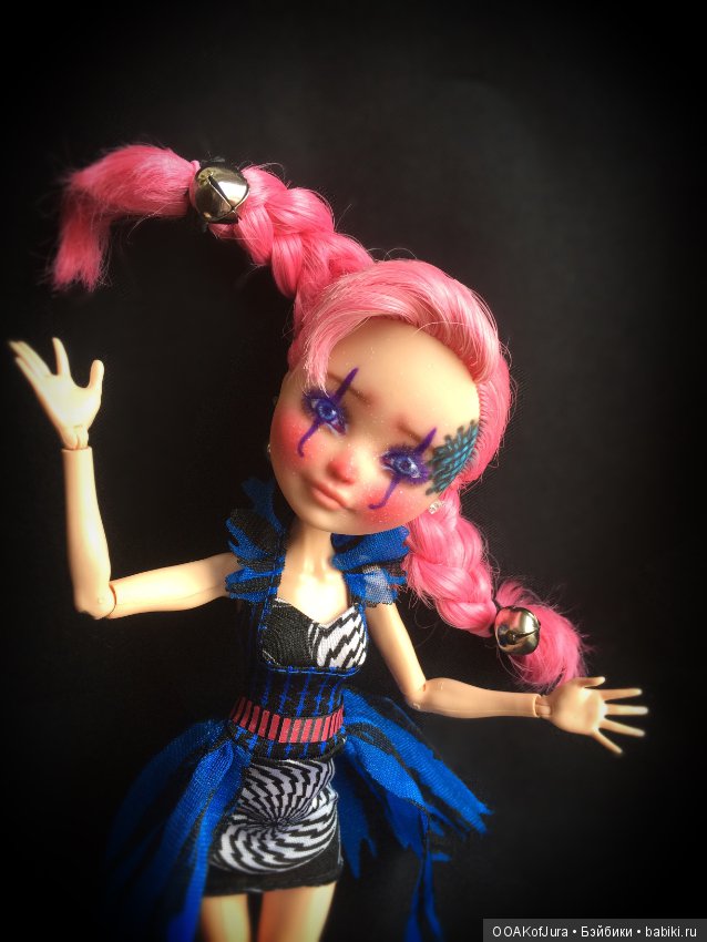 С Днем смеха — ООАК Monster High и Ever After High: репейнт (фото 4)