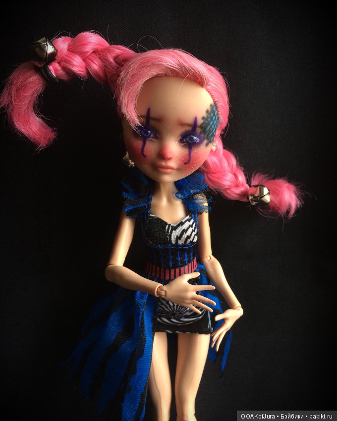 С Днем смеха — ООАК Monster High и Ever After High: репейнт (фото 6)